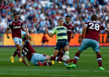 Piłkarze West Hamu i Manchesteru City