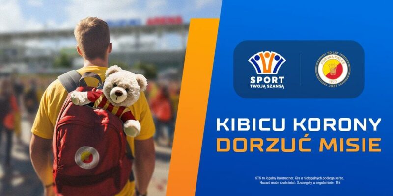 Dorzuć misie podczas meczu Korona vs Górnik