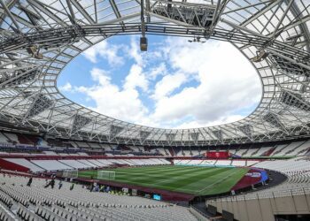 Stadion Olimpijski w Londynie na którym gra West Ham United.
