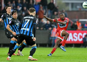 ilka nozna liga belgijska KV Kortrijk - Club Brugge
