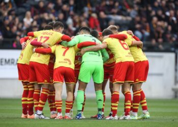 piłkarze jagiellonii białystok na stadionie