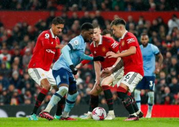 Piłkarze Manchesteru United i Brentford