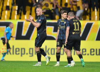 Zawodnicy GKS Katowice na boisku