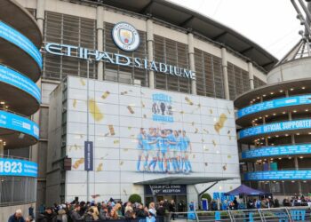 Stadion Manchesteru City przed meczem