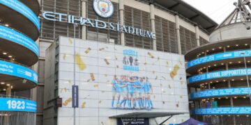 Stadion Manchesteru City przed meczem