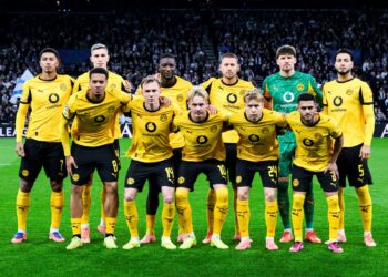 Zawodnicy Borussii Dortmund przed meczem z FC Koln