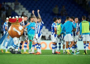 Zawodnicy Realu Sociedad na boisku