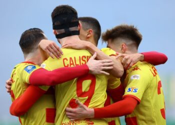 Zawodnicy Jagielloni na boisku