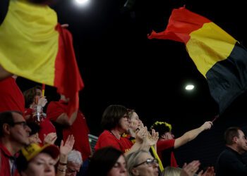 Kibice reprezentacji Belgii w piłce nożnej
