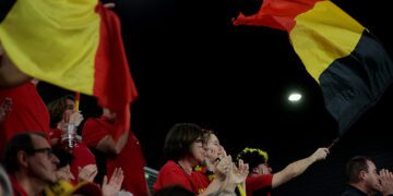 Kibice reprezentacji Belgii w piłce nożnej