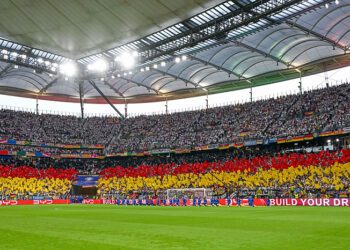 Kibice reprezentacji Niemiec podczas meczu Euro 2024