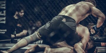 Walka podczas gali UFC Fight Night