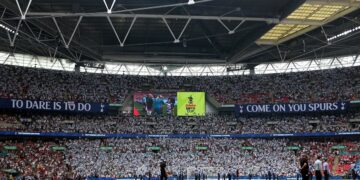 Kibice Tottenhamu przed meczem