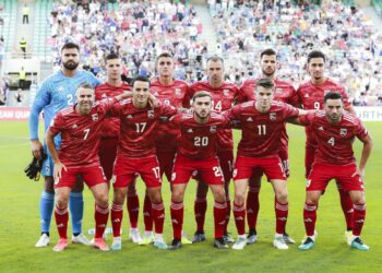 Zawodnicy Gibraltaru na boisku