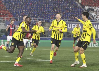 Zawodnicy BVB przed meczem Borussia Dortmund - Szachtar