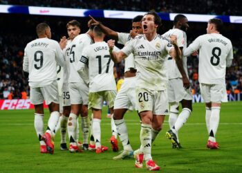 Zawodnicy przed meczem Real Madryt - Salzburg