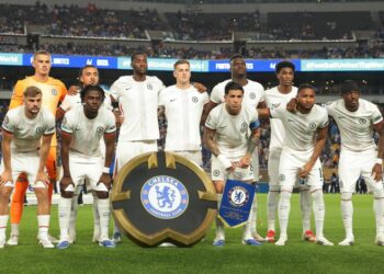 Piłkarze Chelsea przed meczem z Benficą