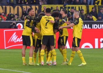 Borussia Dortmund przed meczem z Unionem Berlin