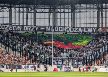 Oprawa meczu Pogoń - Lechia