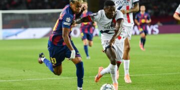 Mecz Barcelony z PSG