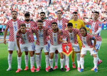 Reprezentacja Chorwacji przed meczem z Czechami