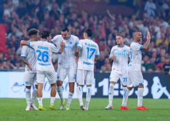 Drużyna Napoli w meczu Serie A