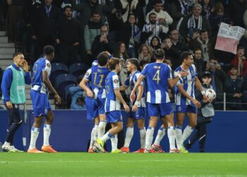 Piłkarze FC Porto podczas meczu Ligi Europy