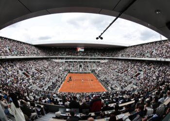 Kort na French Open