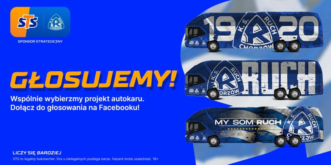 Ruch będzie miał nowy autokar. Kibice zdecydują