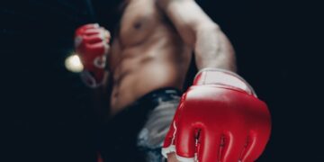 Zawodnik MMA przed walką