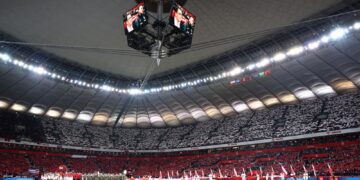 Stadion Narodowy podczas meczu Polski