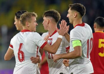 Reprezentacja Polski U-21 w meczu eliminacji do mistrzostw Europy