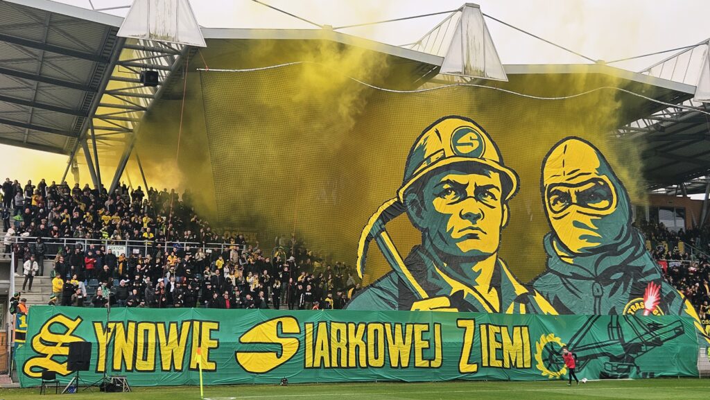 Oprawa kibiców Siarki