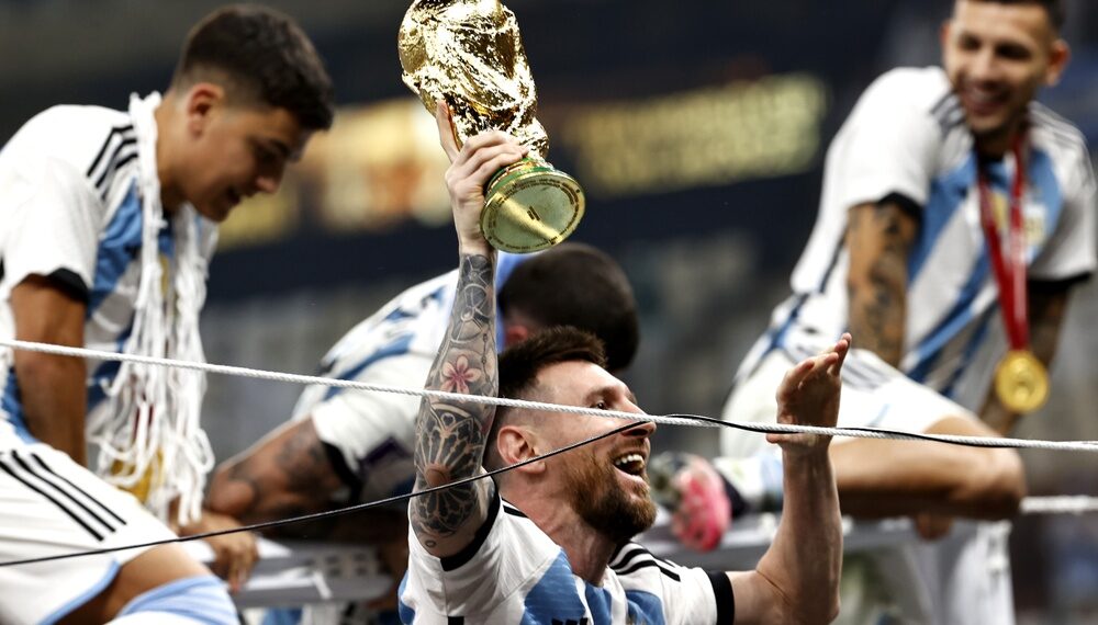 Leo Messi wygrywa mistrzostwo świata