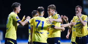 Piłkarze Arki Gdynia w meczu STS Pucharu Polski