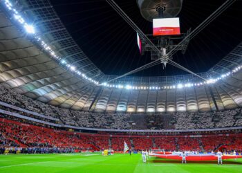 Stadion Narodowy podczas meczu reprezentacji Polski