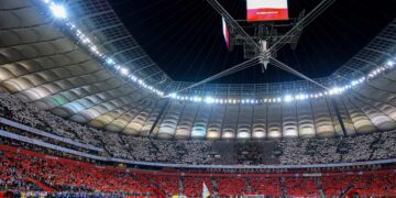 Stadion Narodowy podczas meczu reprezentacji Polski