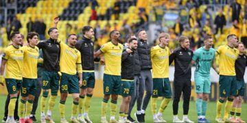 Piłkarze GKS Katowice przed meczem z Wieczystą